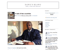 Tablet Screenshot of drdawgsblawg.ca